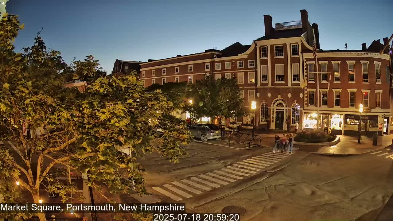Portsmouth, Market Square Live Cam -  Portsmouth,  New Hampshire, USA