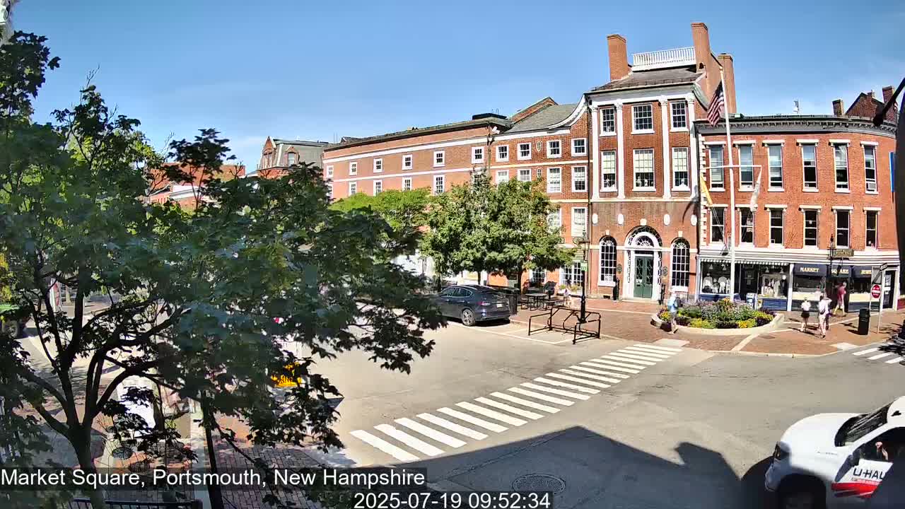 Portsmouth, Market Square Live Cam -  Portsmouth,  New Hampshire, USA