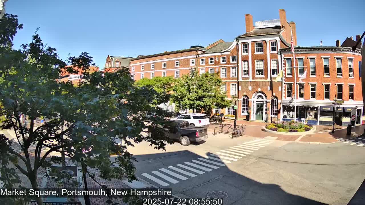 Portsmouth, Market Square Live Cam -  Portsmouth,  New Hampshire, USA
