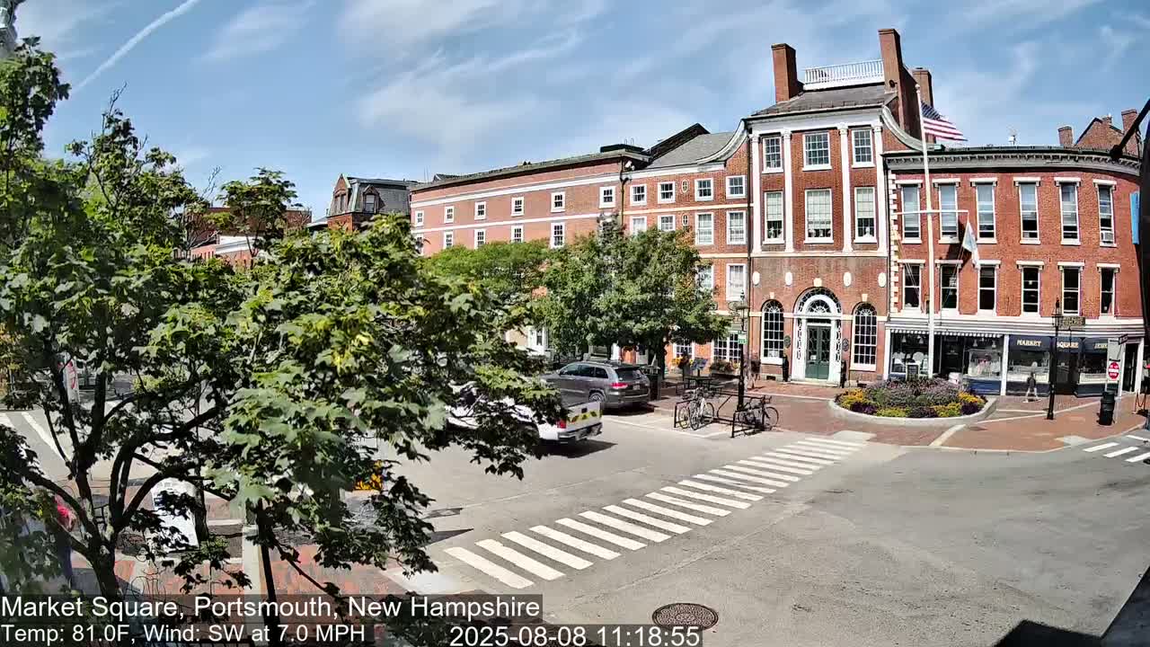 Portsmouth, Market Square Live Cam -  Portsmouth,  New Hampshire, USA