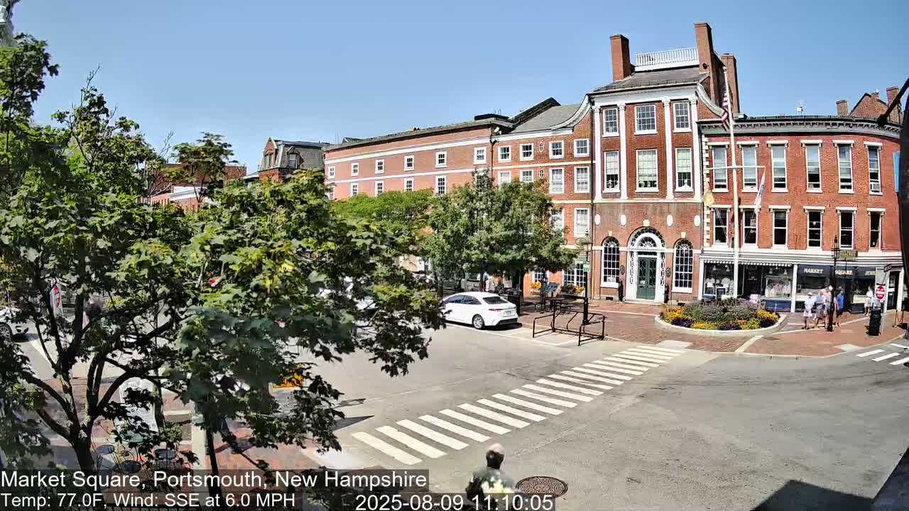 Portsmouth, Market Square Live Cam -  Portsmouth,  New Hampshire, USA