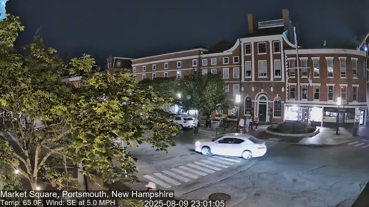 Portsmouth, Market Square Live Cam -  Portsmouth,  New Hampshire, USA