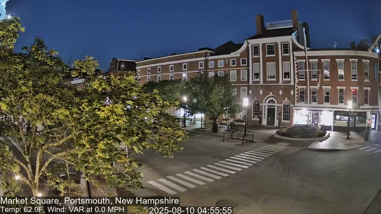 Portsmouth, Market Square Live Cam -  Portsmouth,  New Hampshire, USA