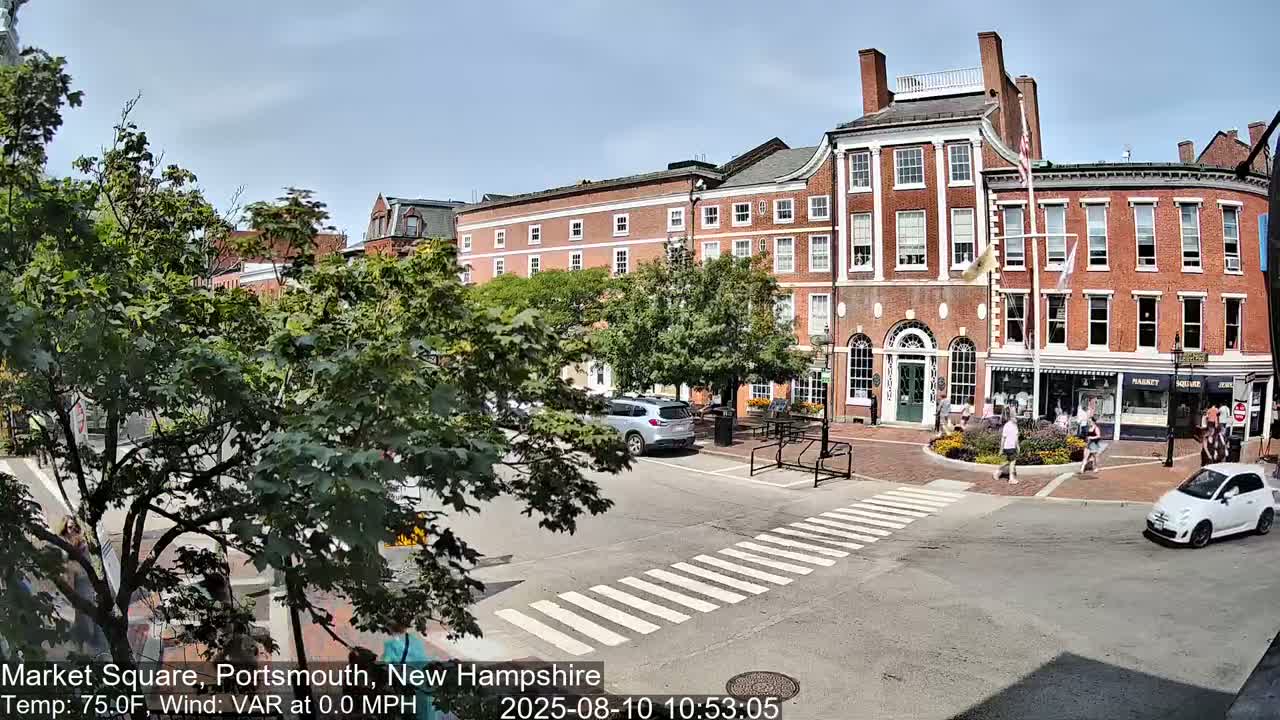 Portsmouth, Market Square Live Cam -  Portsmouth,  New Hampshire, USA