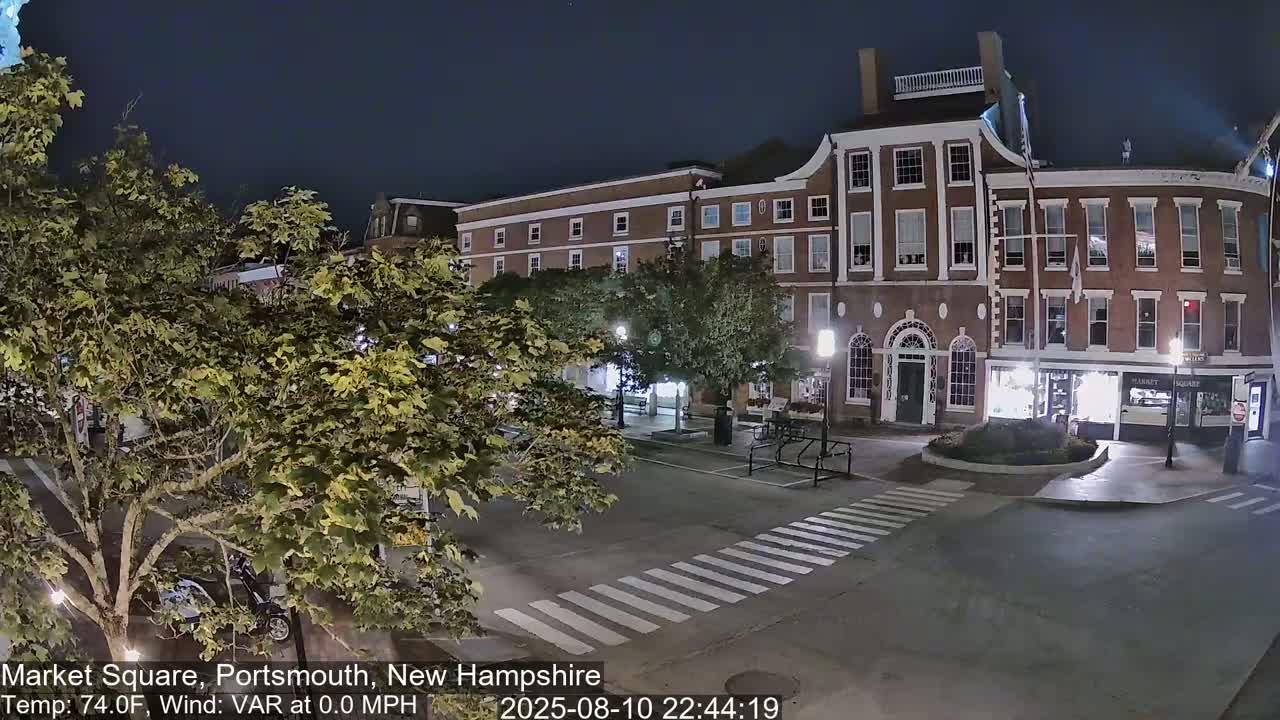 Portsmouth, Market Square Live Cam -  Portsmouth,  New Hampshire, USA
