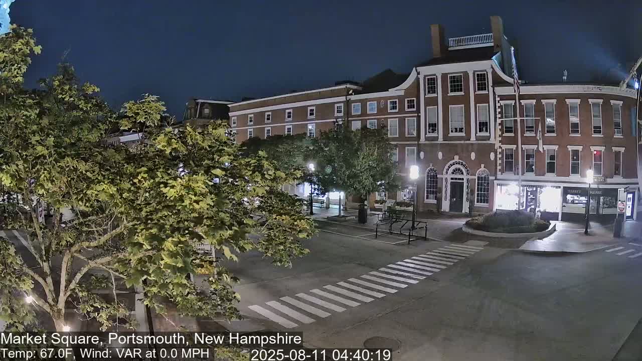 Portsmouth, Market Square Live Cam -  Portsmouth,  New Hampshire, USA