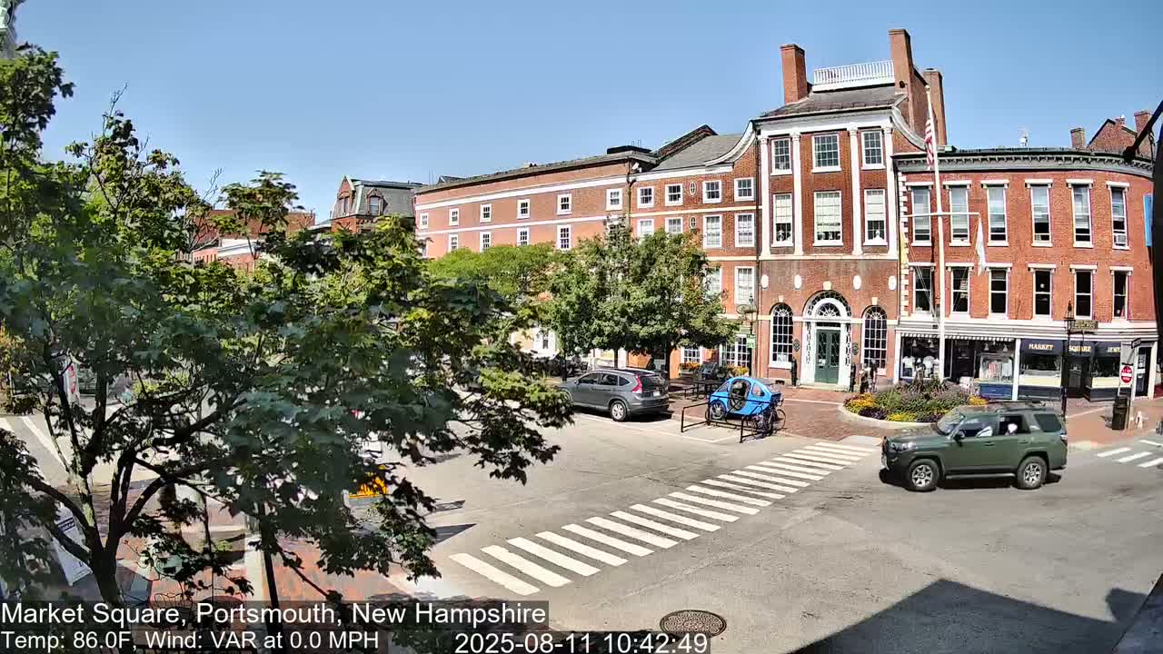 Portsmouth, Market Square Live Cam -  Portsmouth,  New Hampshire, USA