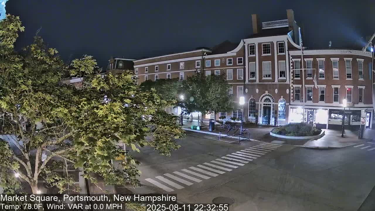Portsmouth, Market Square Live Cam -  Portsmouth,  New Hampshire, USA