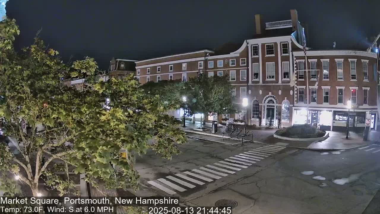 Portsmouth, Market Square Live Cam -  Portsmouth,  New Hampshire, USA