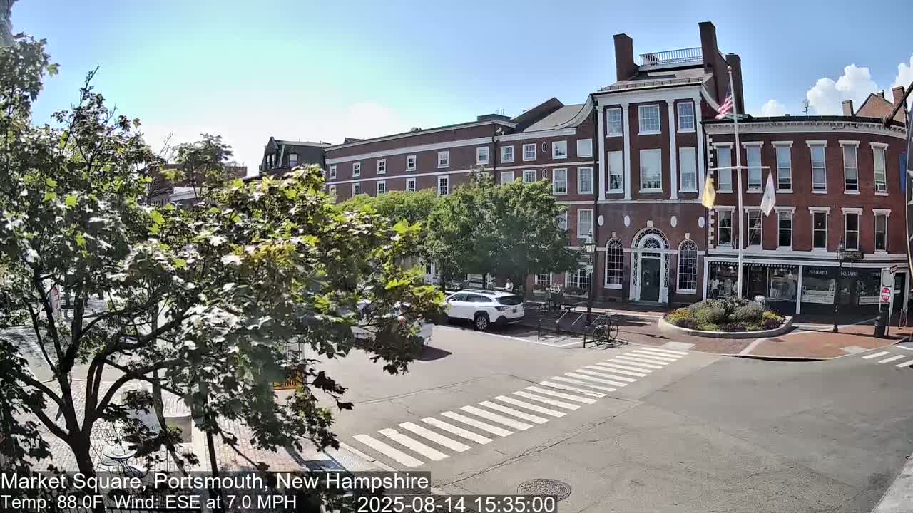 Portsmouth, Market Square Live Cam -  Portsmouth,  New Hampshire, USA