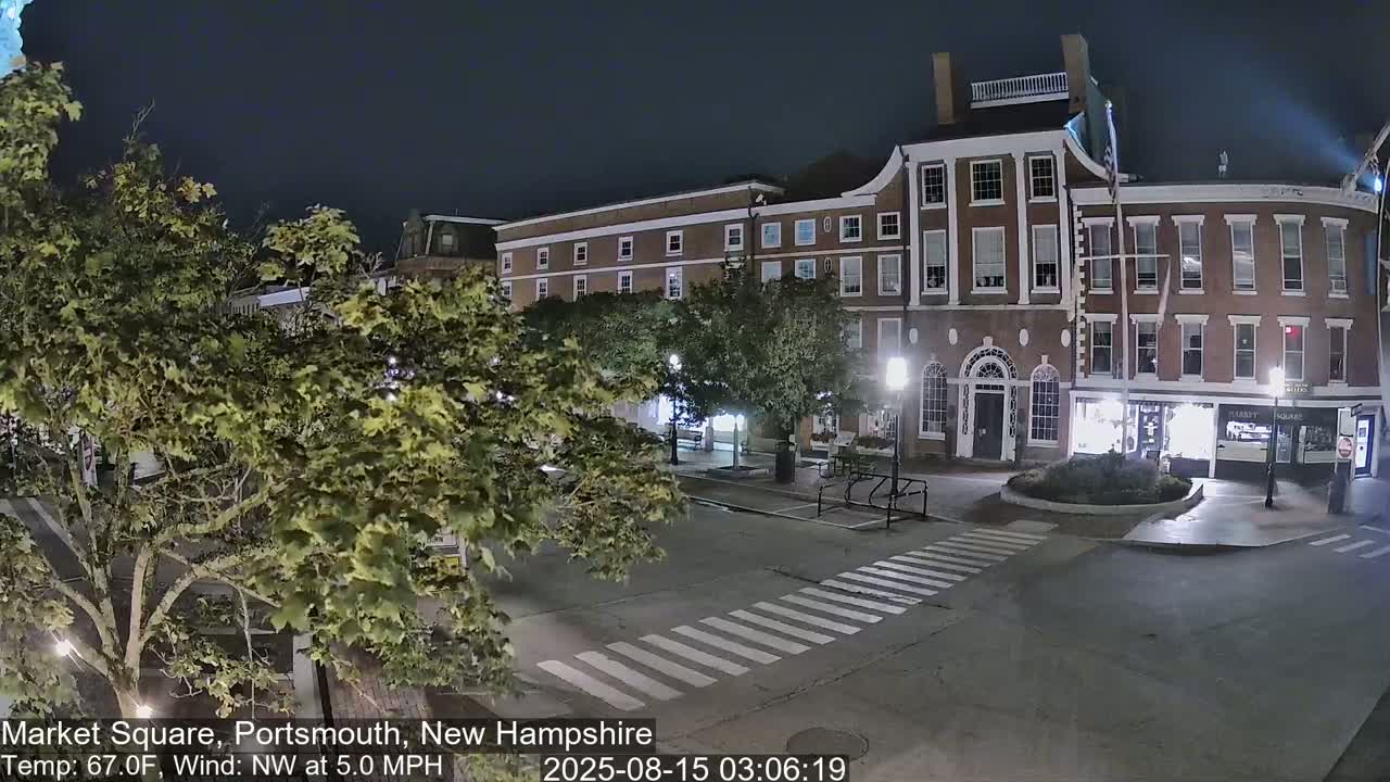 Portsmouth, Market Square Live Cam -  Portsmouth,  New Hampshire, USA