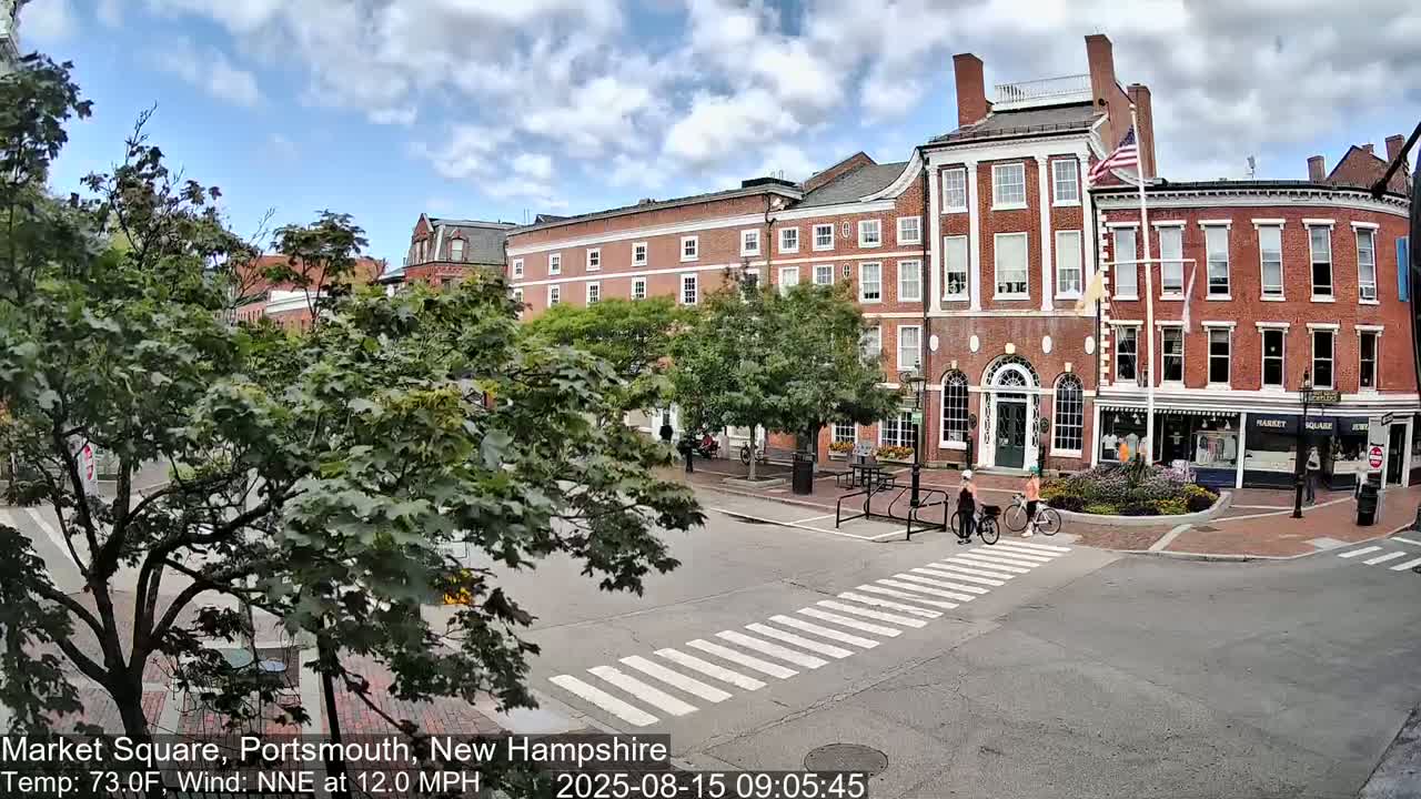 Portsmouth, Market Square Live Cam -  Portsmouth,  New Hampshire, USA