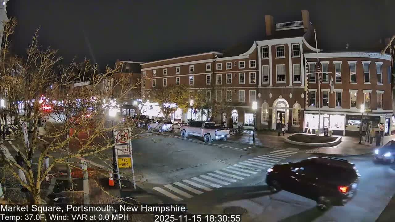 Portsmouth, Market Square Live Cam -  Portsmouth,  New Hampshire, USA
