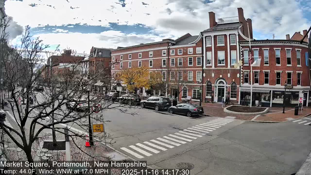 Portsmouth, Market Square Live Cam -  Portsmouth,  New Hampshire, USA