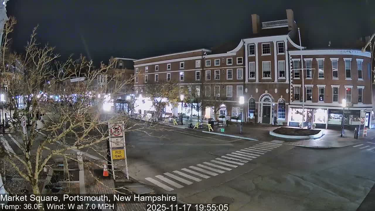 Portsmouth, Market Square Live Cam -  Portsmouth,  New Hampshire, USA
