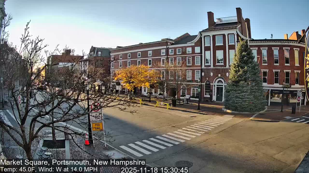Portsmouth, Market Square Live Cam -  Portsmouth,  New Hampshire, USA