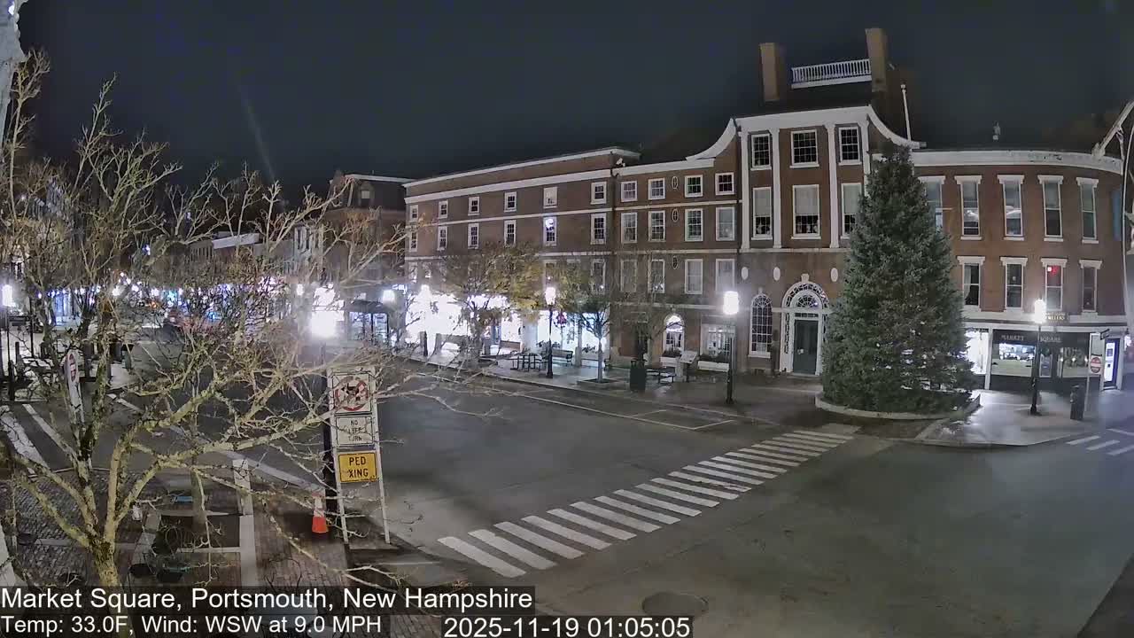 Portsmouth, Market Square Live Cam -  Portsmouth,  New Hampshire, USA