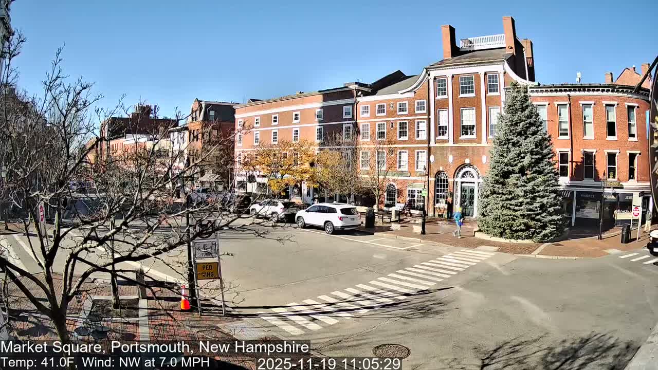 Portsmouth, Market Square Live Cam -  Portsmouth,  New Hampshire, USA