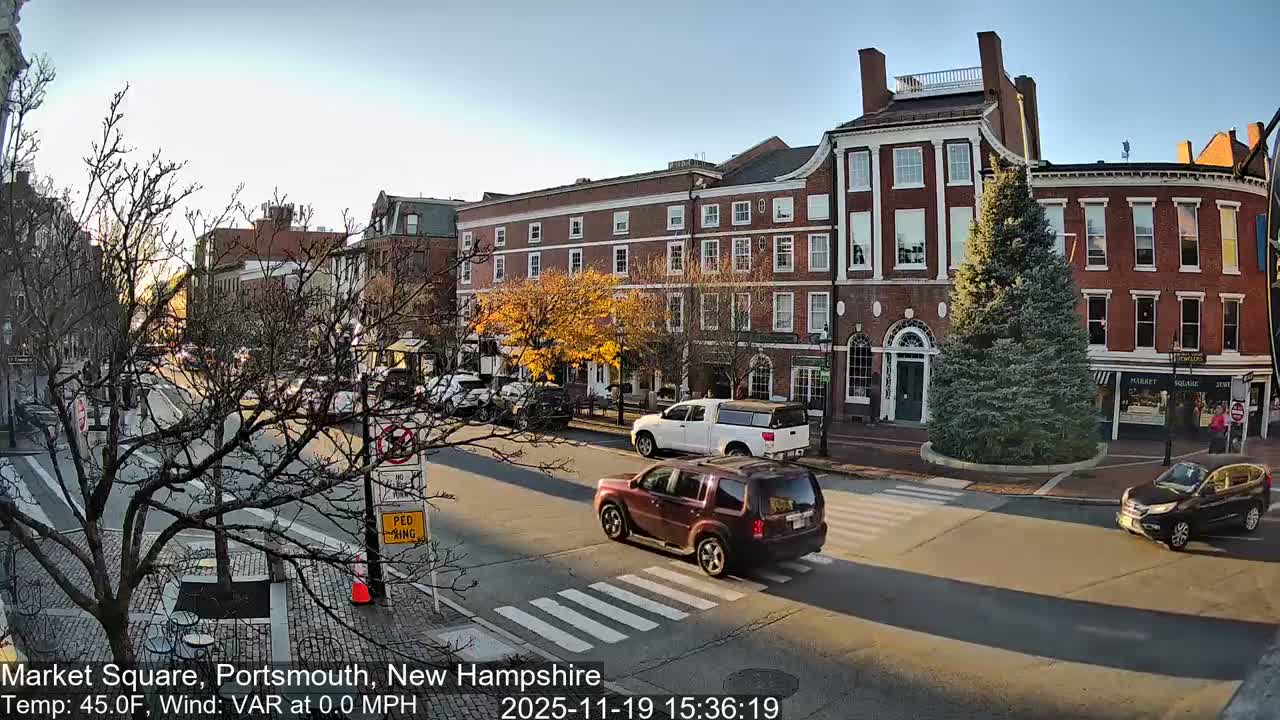Portsmouth, Market Square Live Cam -  Portsmouth,  New Hampshire, USA