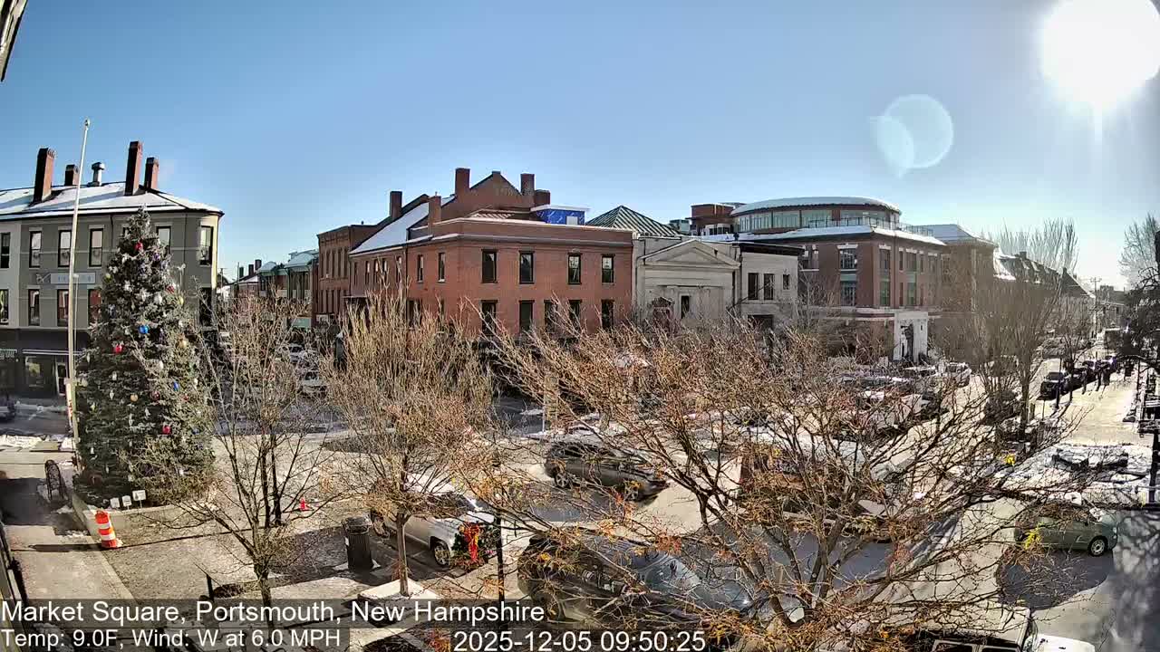 Portsmouth, Market Square Live Cam -  Portsmouth,  New Hampshire, USA