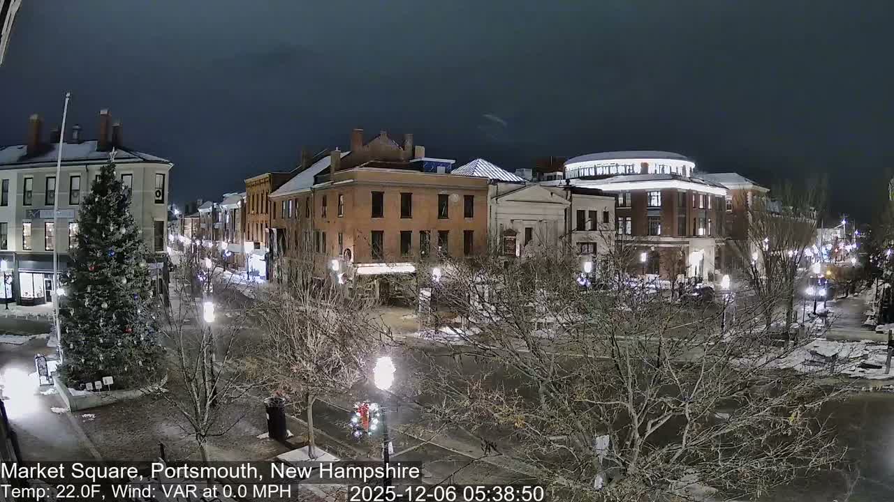 Portsmouth, Market Square Live Cam -  Portsmouth,  New Hampshire, USA