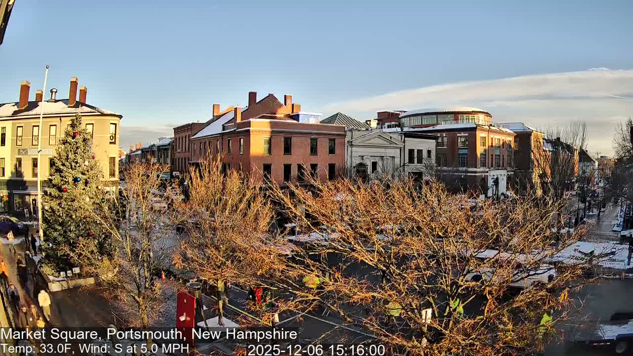 Portsmouth, Market Square Live Cam -  Portsmouth,  New Hampshire, USA