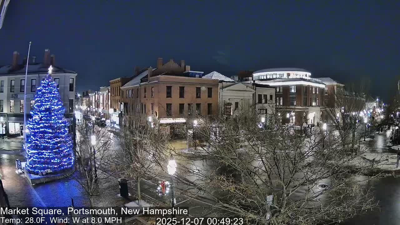Portsmouth, Market Square Live Cam -  Portsmouth,  New Hampshire, USA