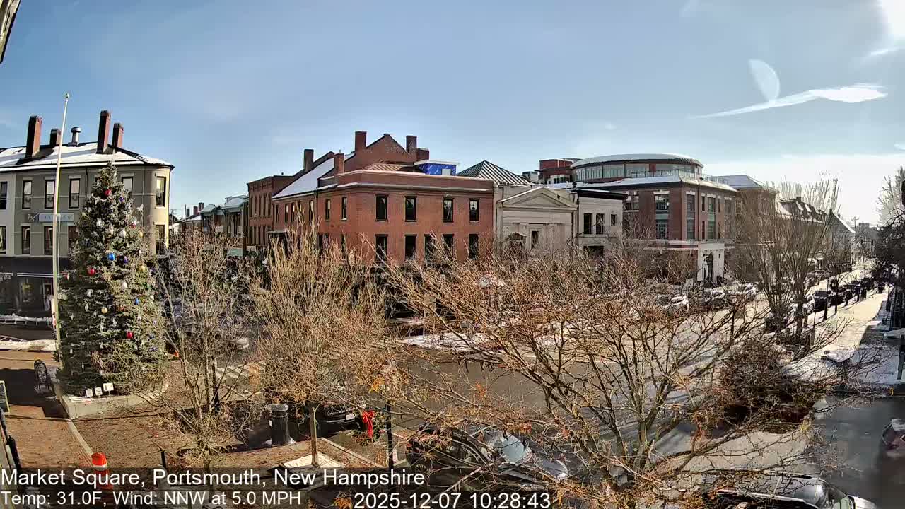 Portsmouth, Market Square Live Cam -  Portsmouth,  New Hampshire, USA
