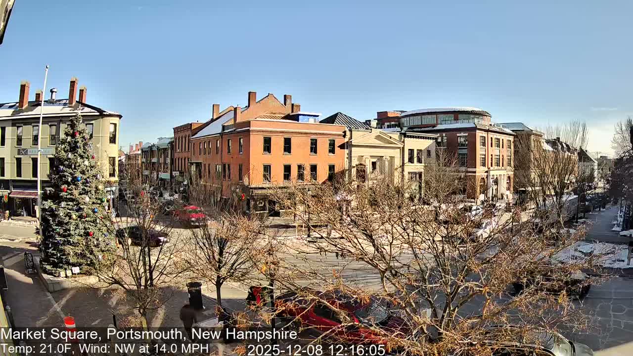 Portsmouth, Market Square Live Cam -  Portsmouth,  New Hampshire, USA