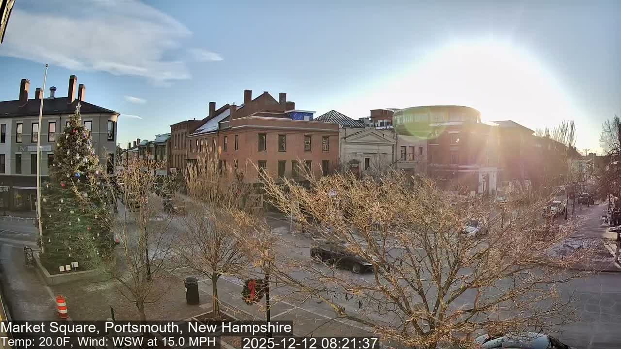 Portsmouth, Market Square Live Cam -  Portsmouth,  New Hampshire, USA