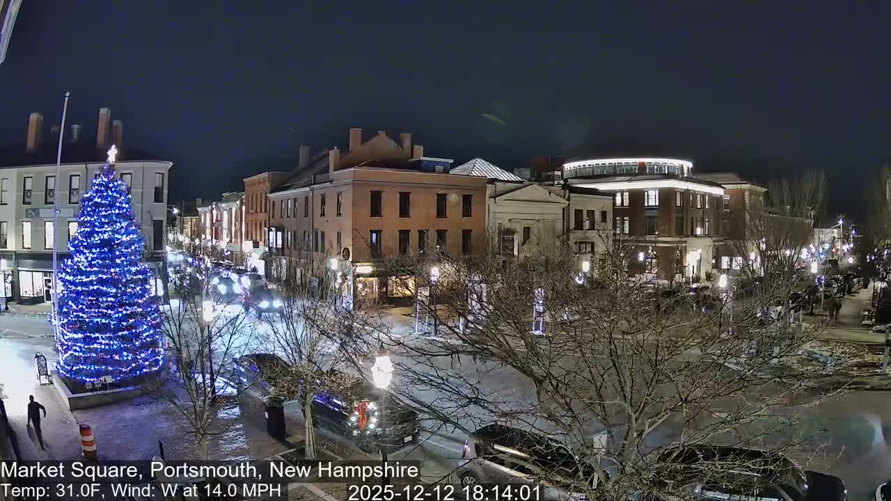 Portsmouth, Market Square Live Cam -  Portsmouth,  New Hampshire, USA