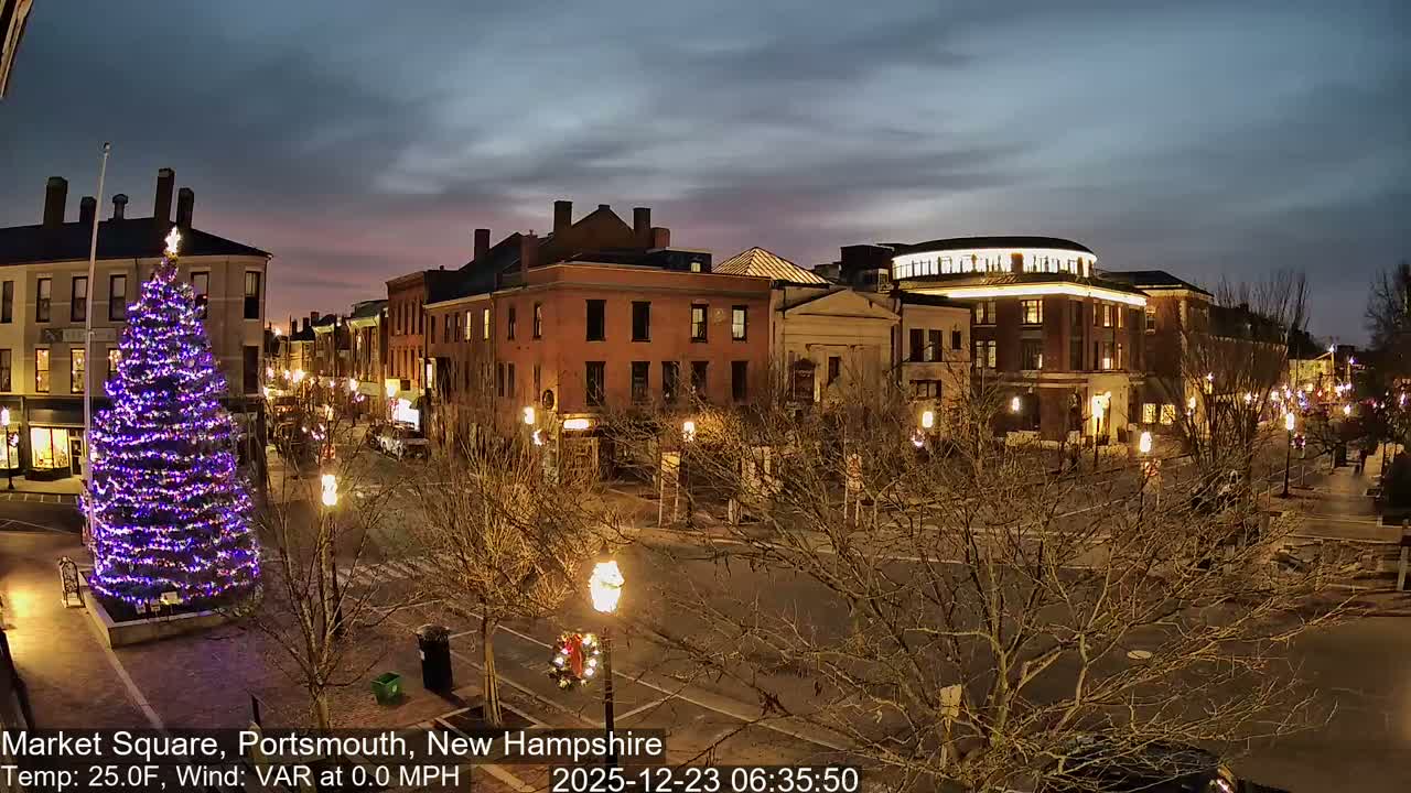 Portsmouth, Market Square Live Cam -  Portsmouth,  New Hampshire, USA