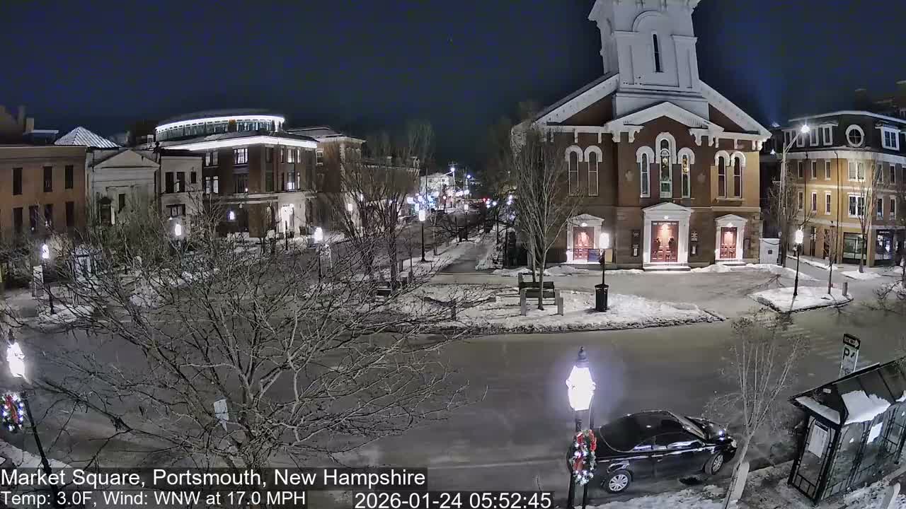 Portsmouth, Market Square Live Cam -  Portsmouth,  New Hampshire, USA
