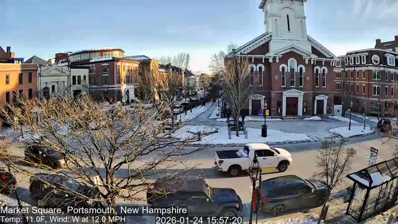 Portsmouth, Market Square Live Cam -  Portsmouth,  New Hampshire, USA