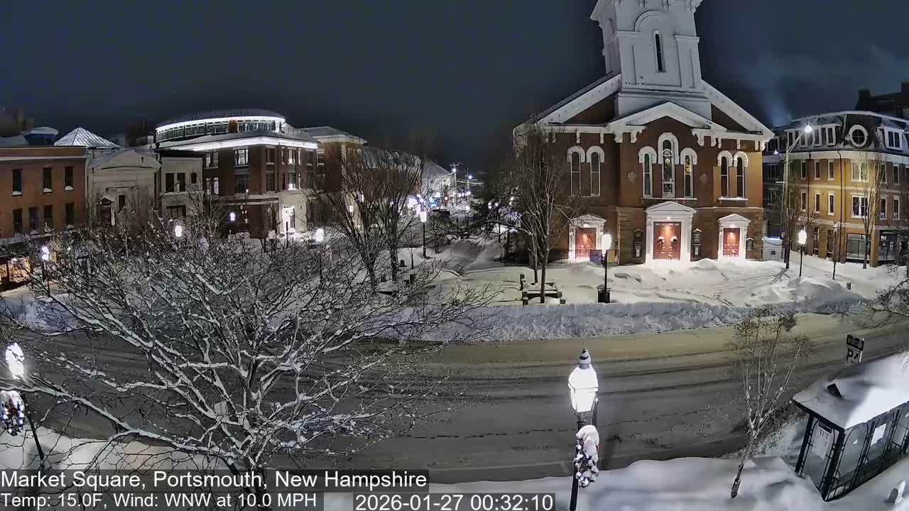 Portsmouth, Market Square Live Cam -  Portsmouth,  New Hampshire, USA