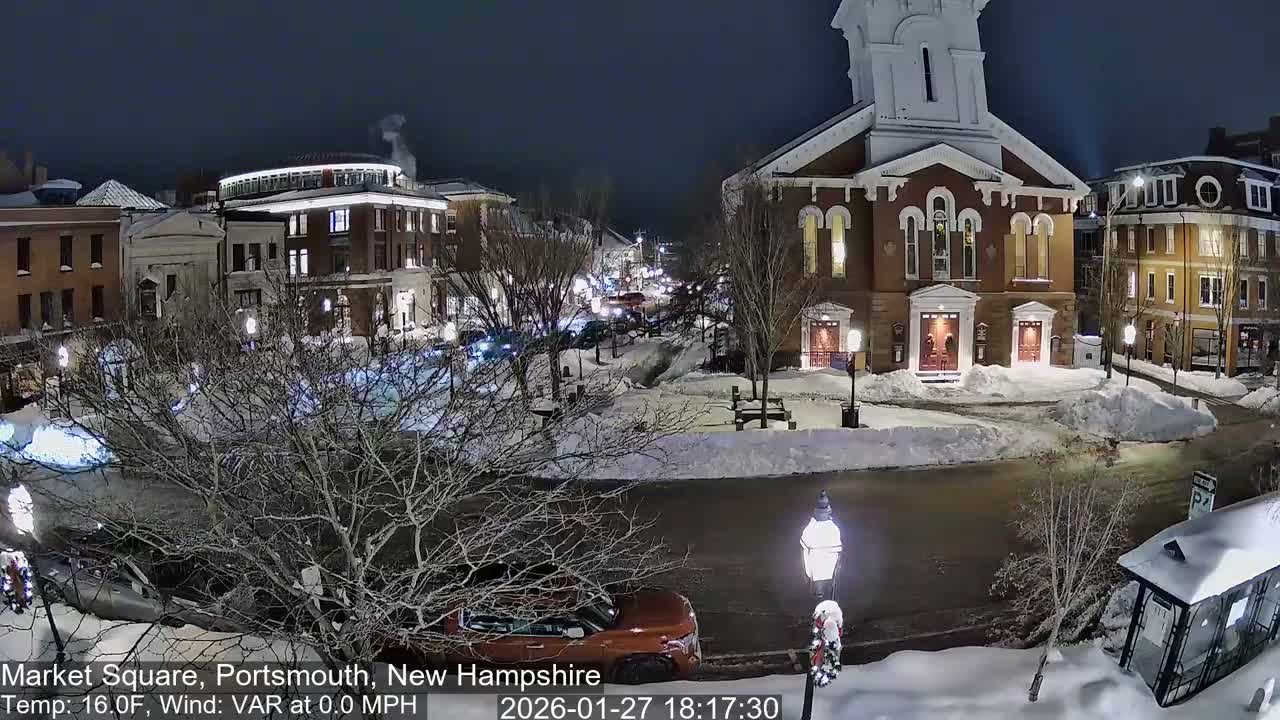 Portsmouth, Market Square Live Cam -  Portsmouth,  New Hampshire, USA
