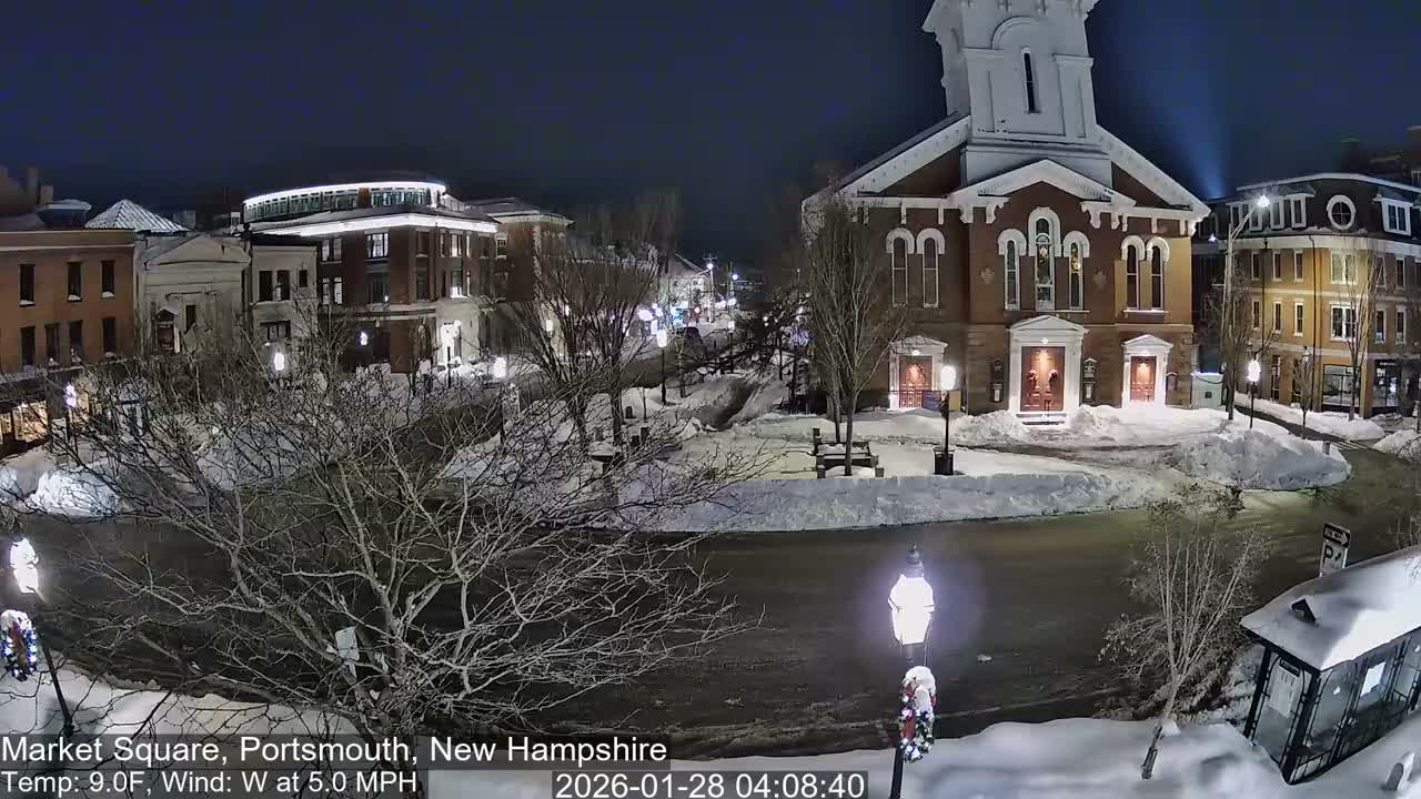Portsmouth, Market Square Live Cam -  Portsmouth,  New Hampshire, USA