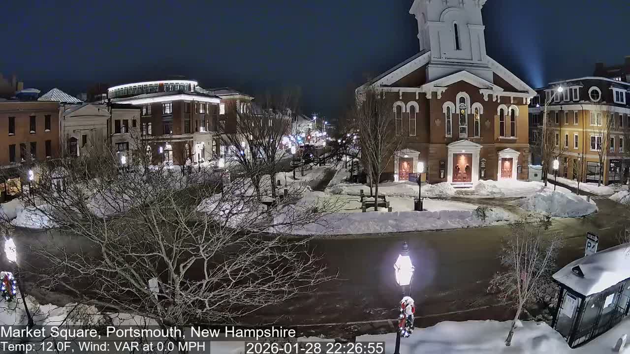Portsmouth, Market Square Live Cam -  Portsmouth,  New Hampshire, USA
