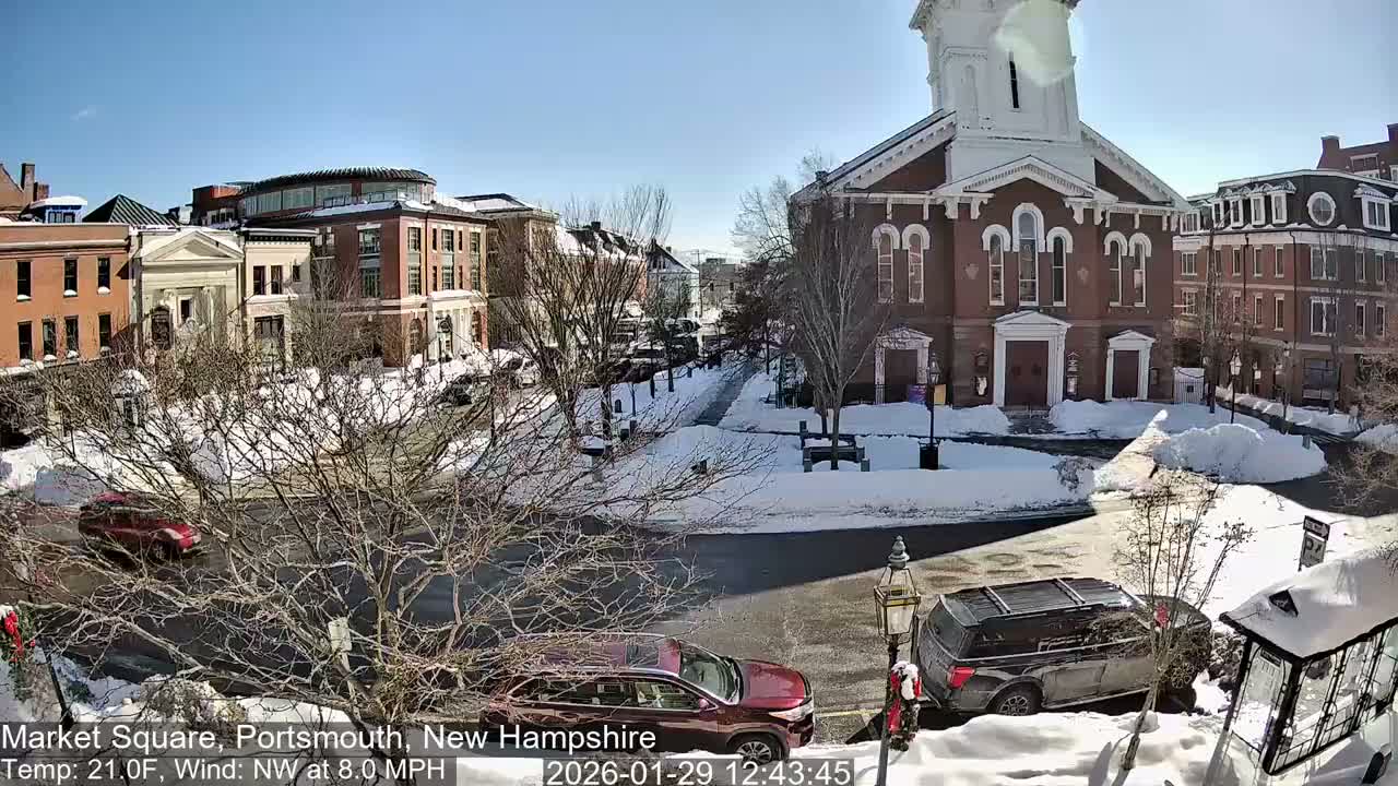 Portsmouth, Market Square Live Cam -  Portsmouth,  New Hampshire, USA