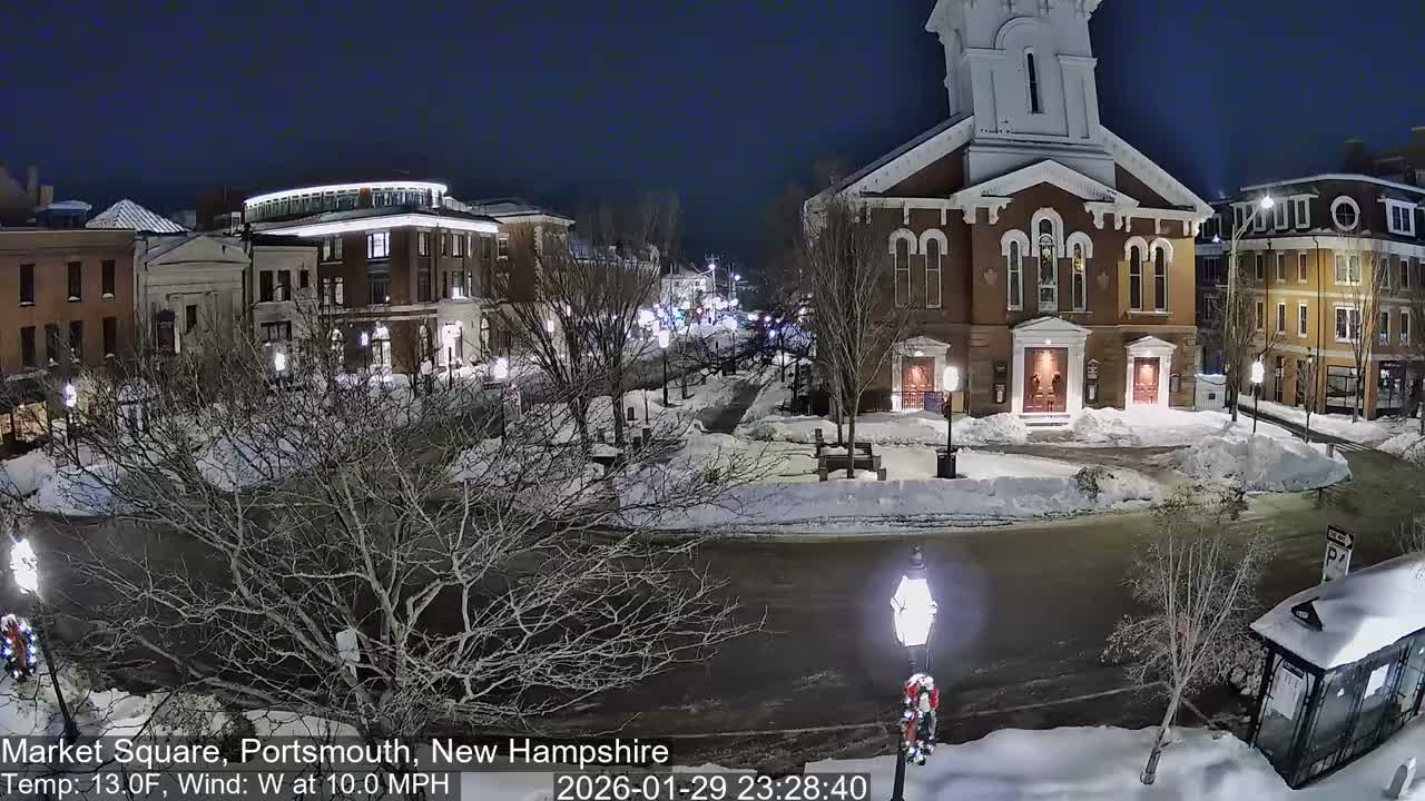 Portsmouth, Market Square Live Cam -  Portsmouth,  New Hampshire, USA