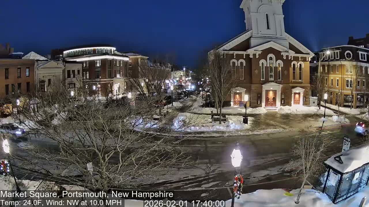 Portsmouth, Market Square Live Cam -  Portsmouth,  New Hampshire, USA