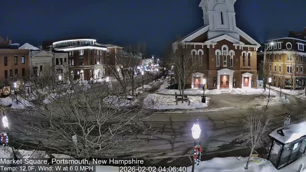 Portsmouth, Market Square Live Cam -  Portsmouth,  New Hampshire, USA