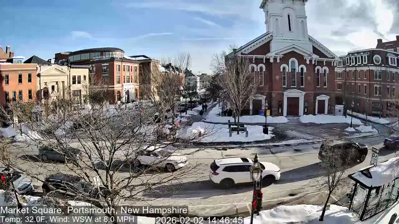 Portsmouth, Market Square Live Cam -  Portsmouth,  New Hampshire, USA