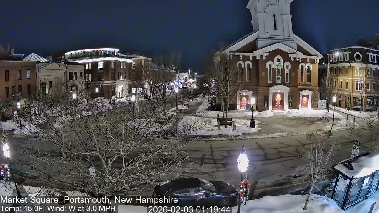 Portsmouth, Market Square Live Cam -  Portsmouth,  New Hampshire, USA