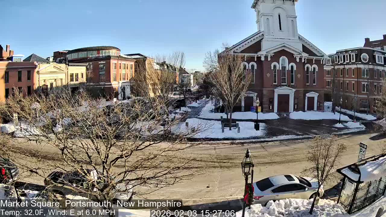 Portsmouth, Market Square Live Cam -  Portsmouth,  New Hampshire, USA
