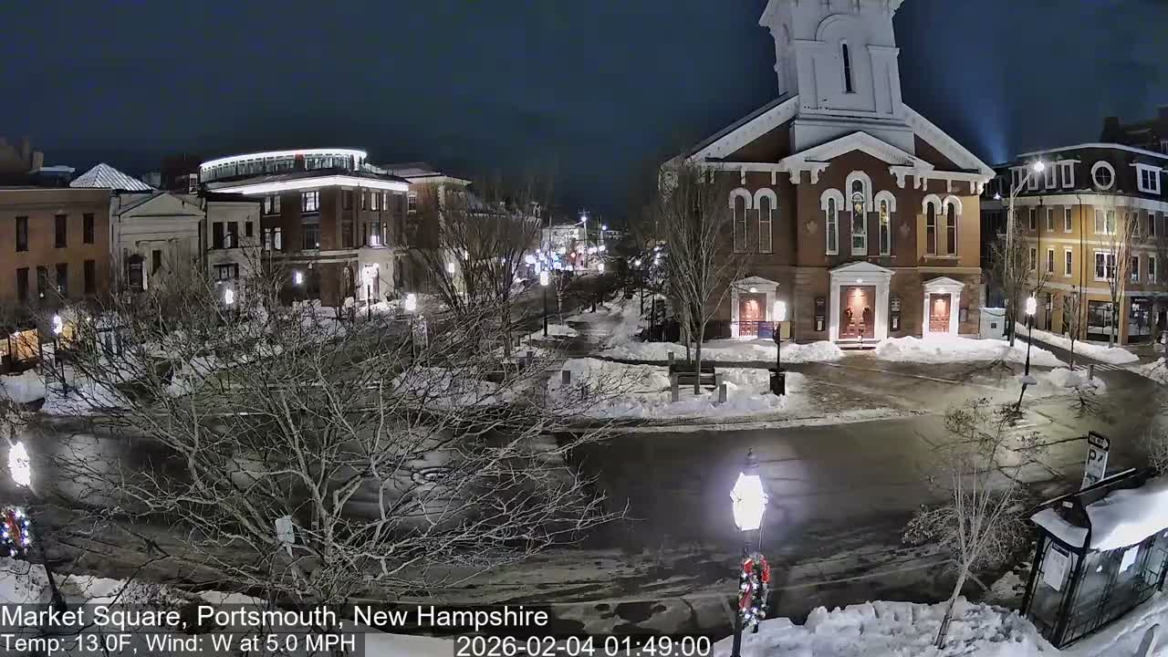 Portsmouth, Market Square Live Cam -  Portsmouth,  New Hampshire, USA