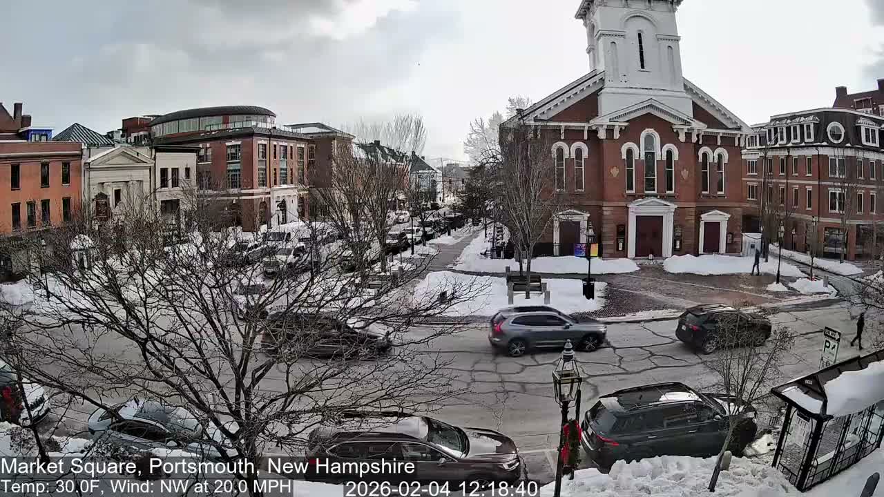 Portsmouth, Market Square Live Cam -  Portsmouth,  New Hampshire, USA