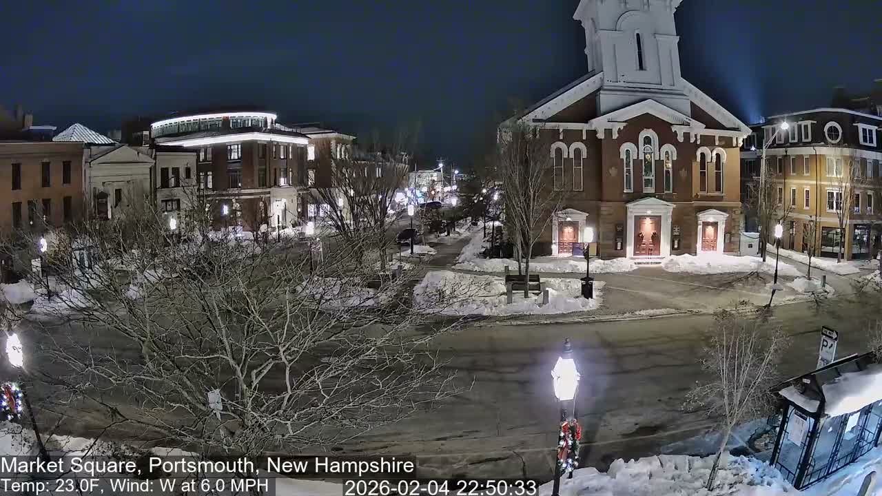 Portsmouth, Market Square Live Cam -  Portsmouth,  New Hampshire, USA