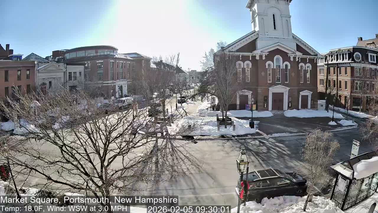 Portsmouth, Market Square Live Cam -  Portsmouth,  New Hampshire, USA