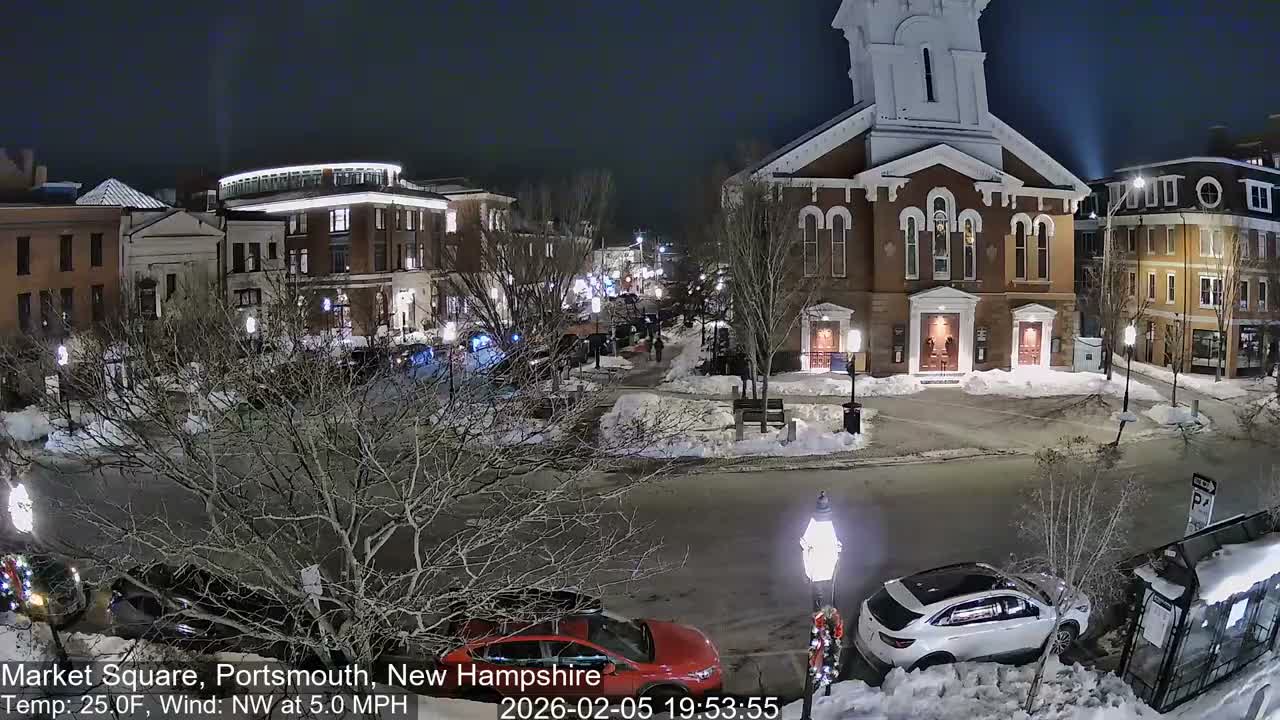 Portsmouth, Market Square Live Cam -  Portsmouth,  New Hampshire, USA
